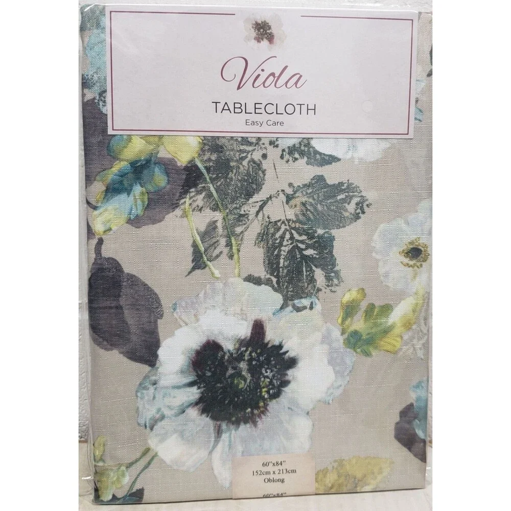 1 Fabric Printed Tablecloth,60